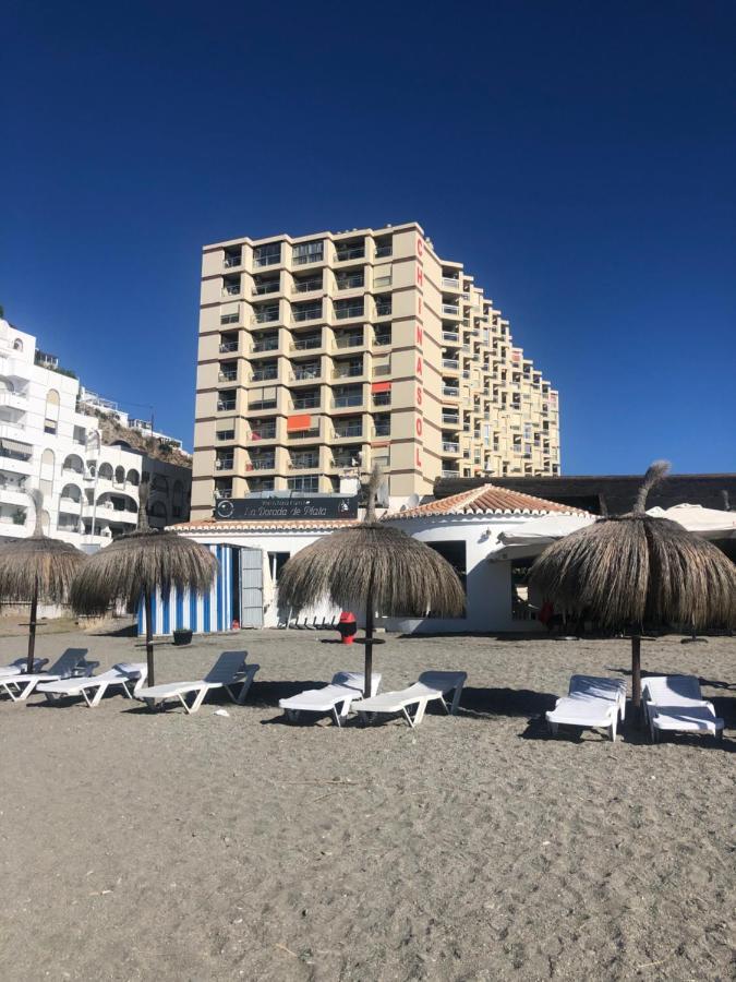 Estudio Luxury Primera Linea De Playa Almunecar Parking Gratuito Luaran gambar